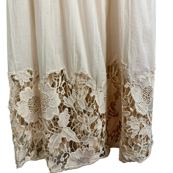 Anthrolopogie Holding Horses Magnolia Lace Ivory Dress Size 0 - Picture 13 of 15